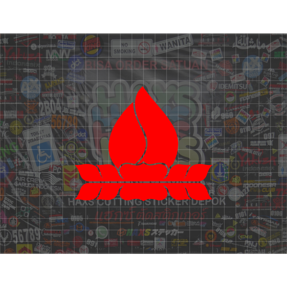 Cutting Sticker Padmanaba Ukuran 12x10 Untuk Motor Mobil