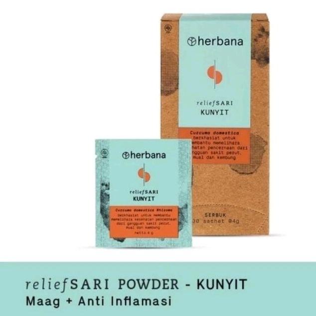 

Herbana Relief Sari Kunyit 30 sachet