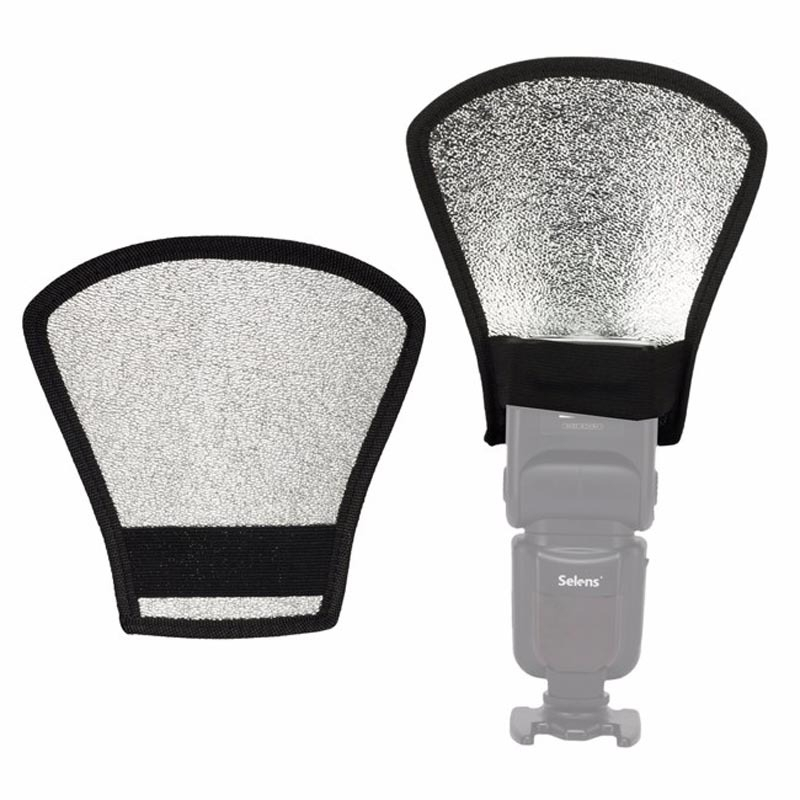 Kamera Flash Diffuser Softbox Reflektor 2 In 1 - SNL18 - Black