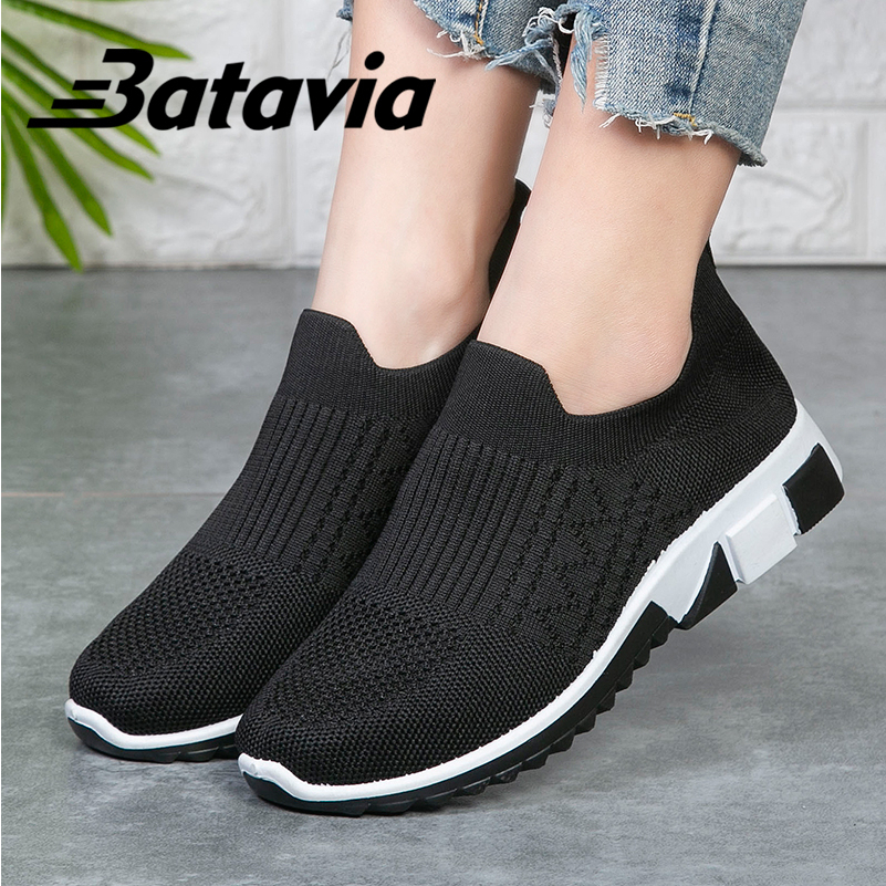 Batavia SIZE 37 ​Sepatu wanita Murah terbaru bernapas sepatu wanita kasual sneakers nyaman fashion sepatu wanita