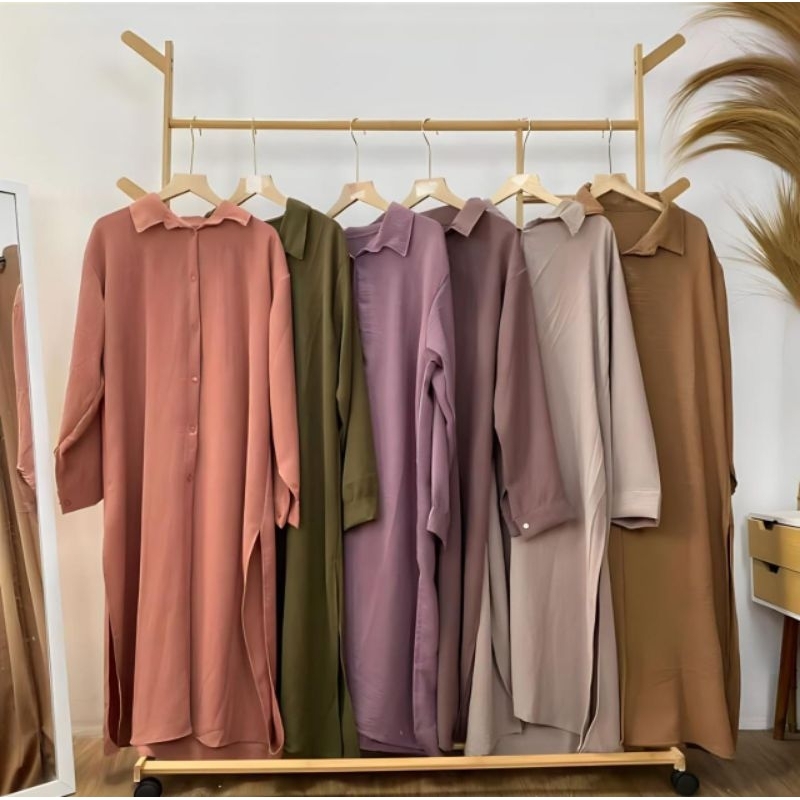 TUNIK CRINCLE CANTIK ELEGAN TERMURAH