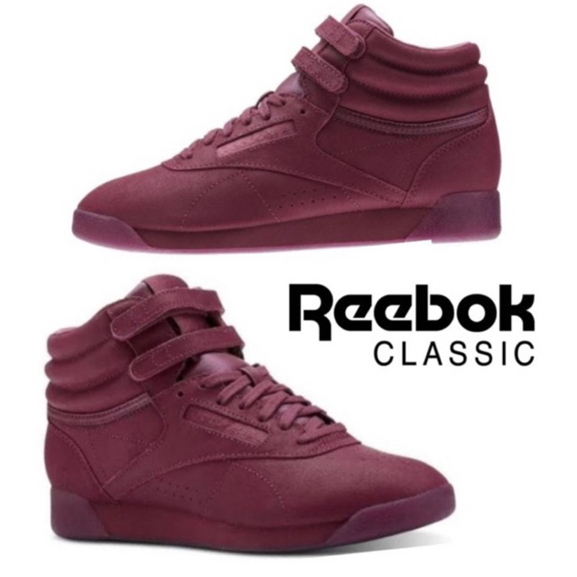 Sepatu Original Reebok Freestyle Classic F/S HI Women Soft Leather - BNWB ORIGINAL asli