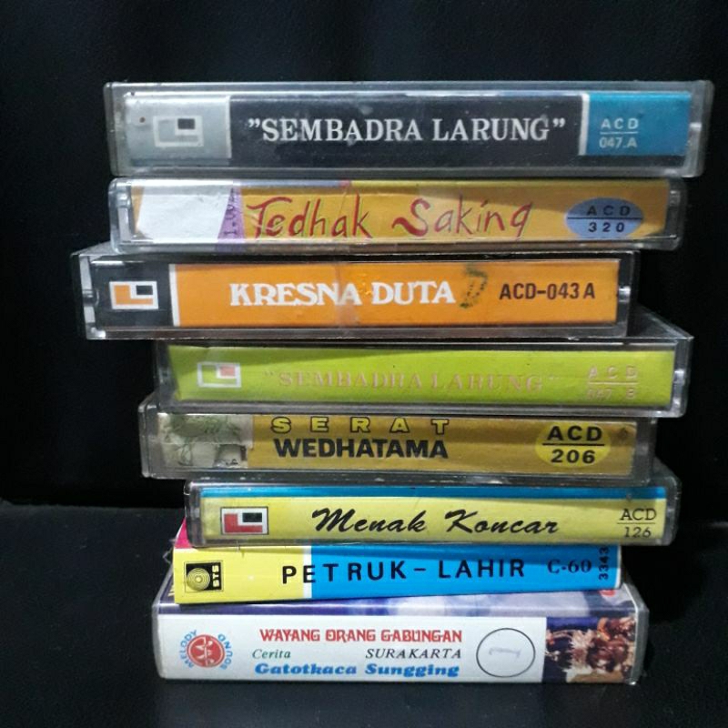 Kaset Pita Dangdut Rhoma Irama Didi Kempot/Komedi /Rap/Wayang/Kroncong/Lagu Daerah/Campur Sari