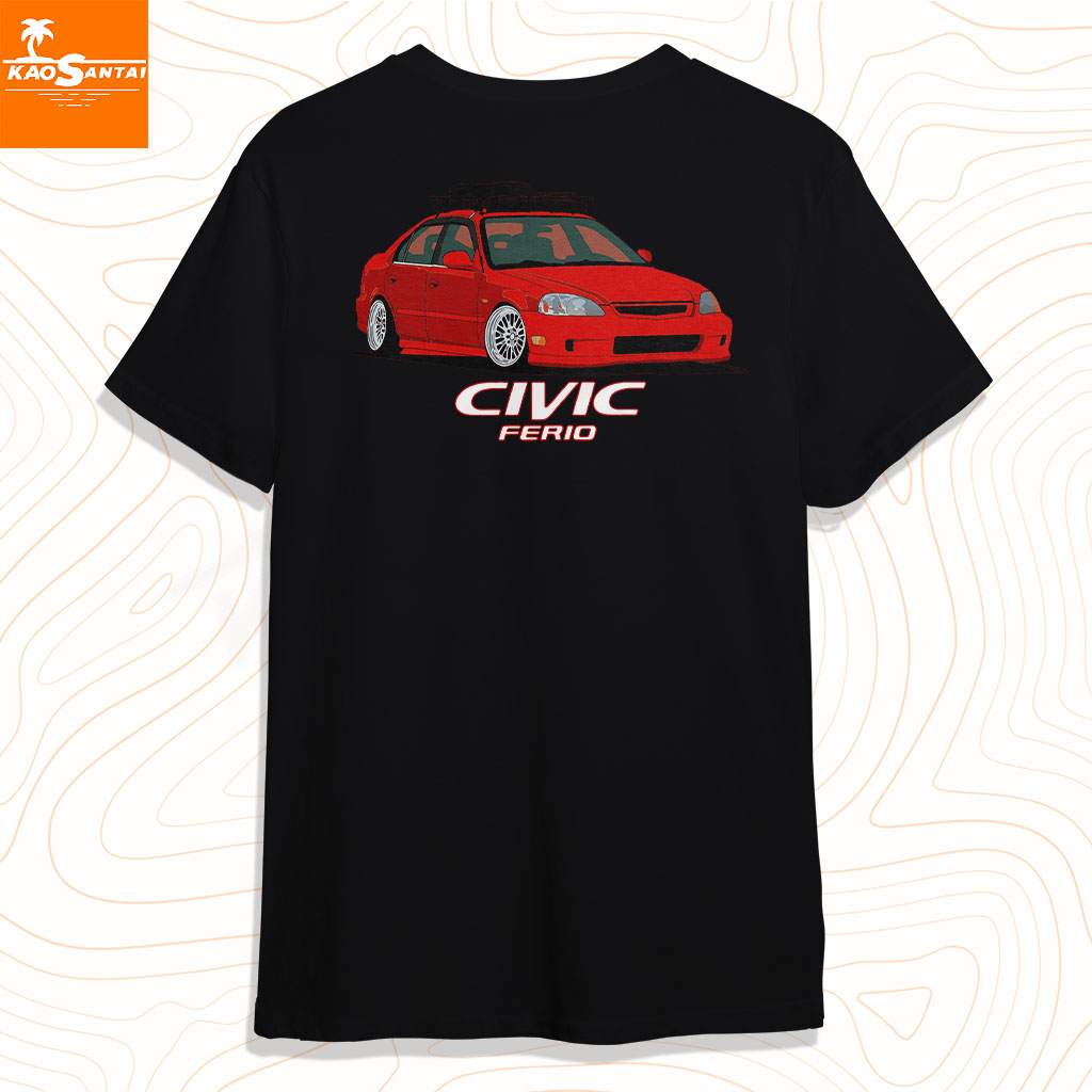 Kaos DISTRO CIVIC FERIO HONDA T-SHIRT PRIA