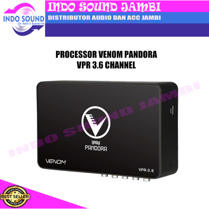 PROCESSOR VENOM PANDORA VPR 3.6 6CHANNEL - DSP VENOM PANDORA (PCS)
