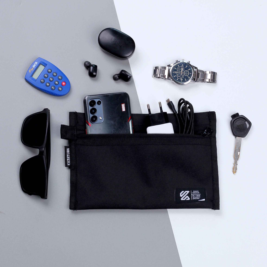 pouch bag pria / clutch bag pria / pouch / dompet pria serbaguna