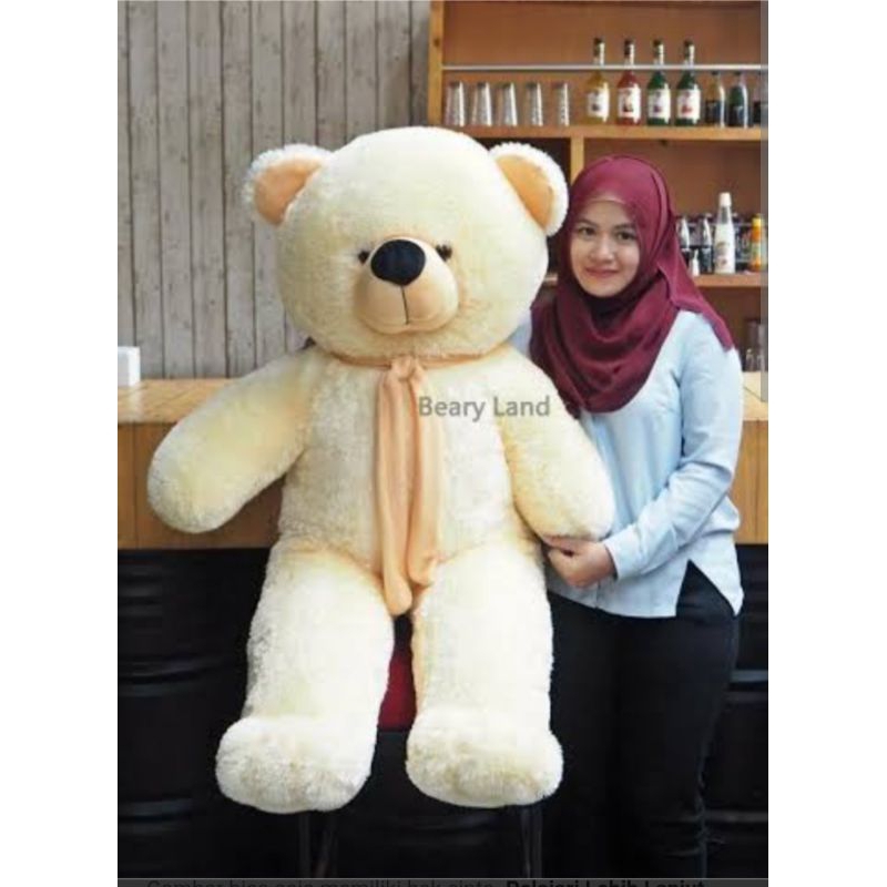 Terbaru boneka teddy bear syal polos