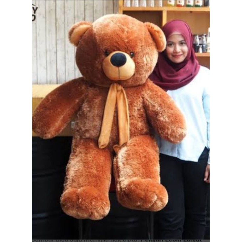 Terbaru boneka teddy bear syal polos