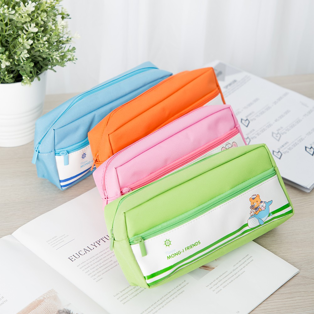 

Deli Pencil Pouch / Tempat Pensil Macaron Warna Pastel Kapasitas Besar