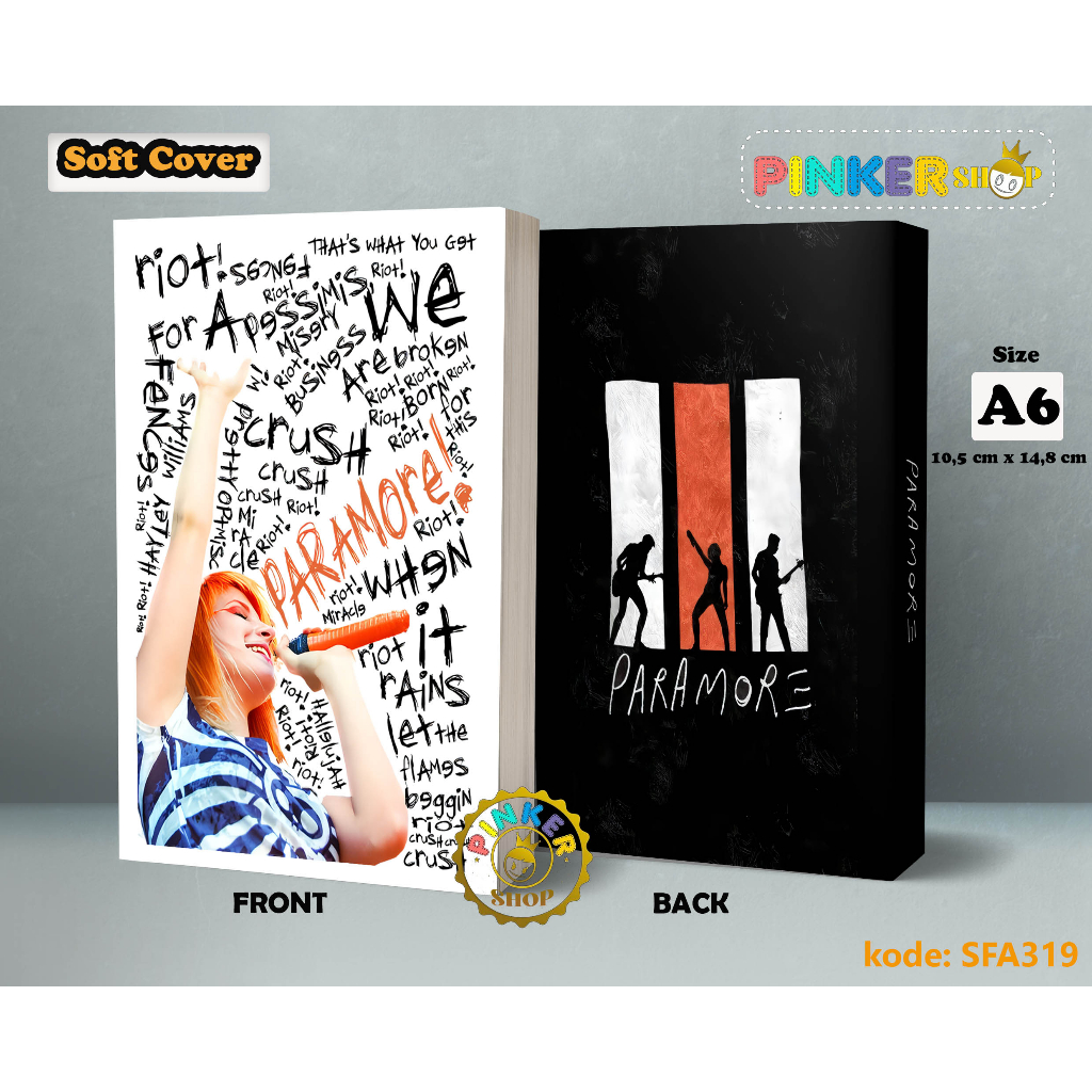 

(SFA319) Pocket Note PARAMORE Softcover A6/A5 Buku Tulis catatan Notes Agenda Planner Jurnal