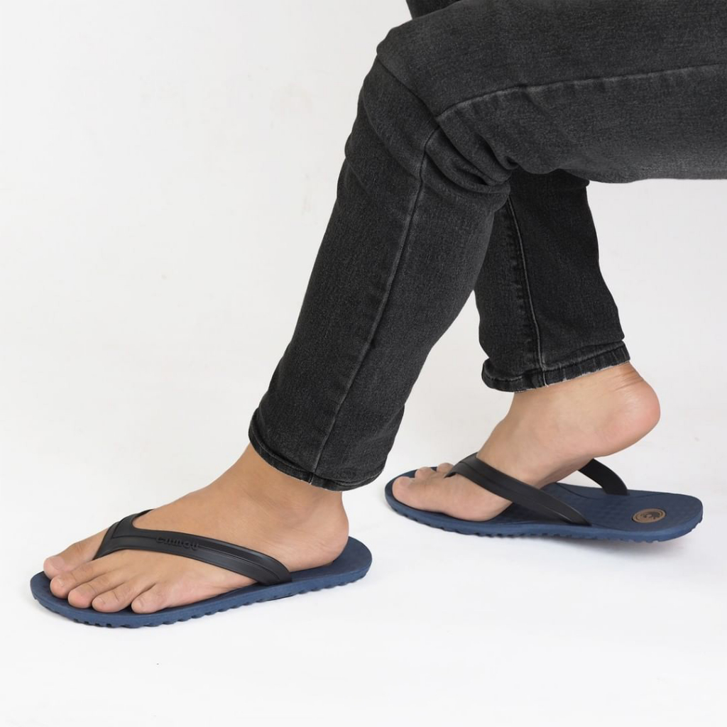 Sandal Jepit Pria Casual Bali All Varian Original Sendal Camou Bahan Full Karet  Rubber Anti Licin Dan Empuk Di Pakai Warna Hitam