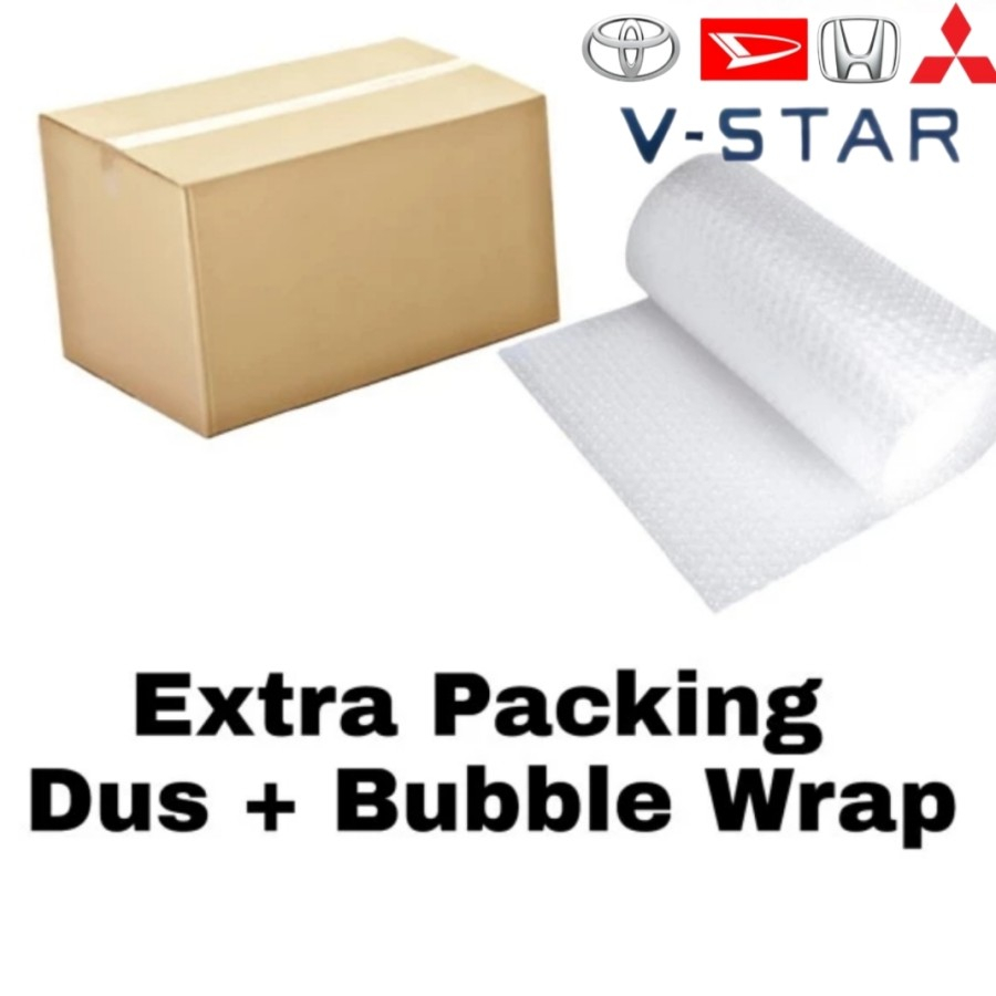 

Extra Pengiriman Tambahan Dus+Bubble Wrap Pengiriman Seluruh Indonesia
