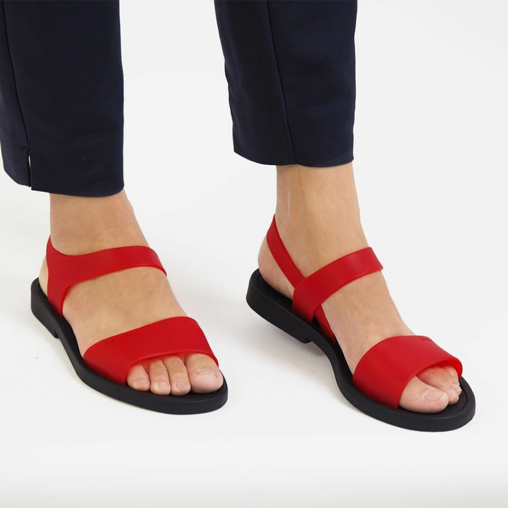 Camou Sendal - NETI Cherry Sandal Tali Perempuan Bahan Full Karet Anti Licin Slip Tidak Mudah Putus Tahan Lama Tersedia Ukuran 36-41