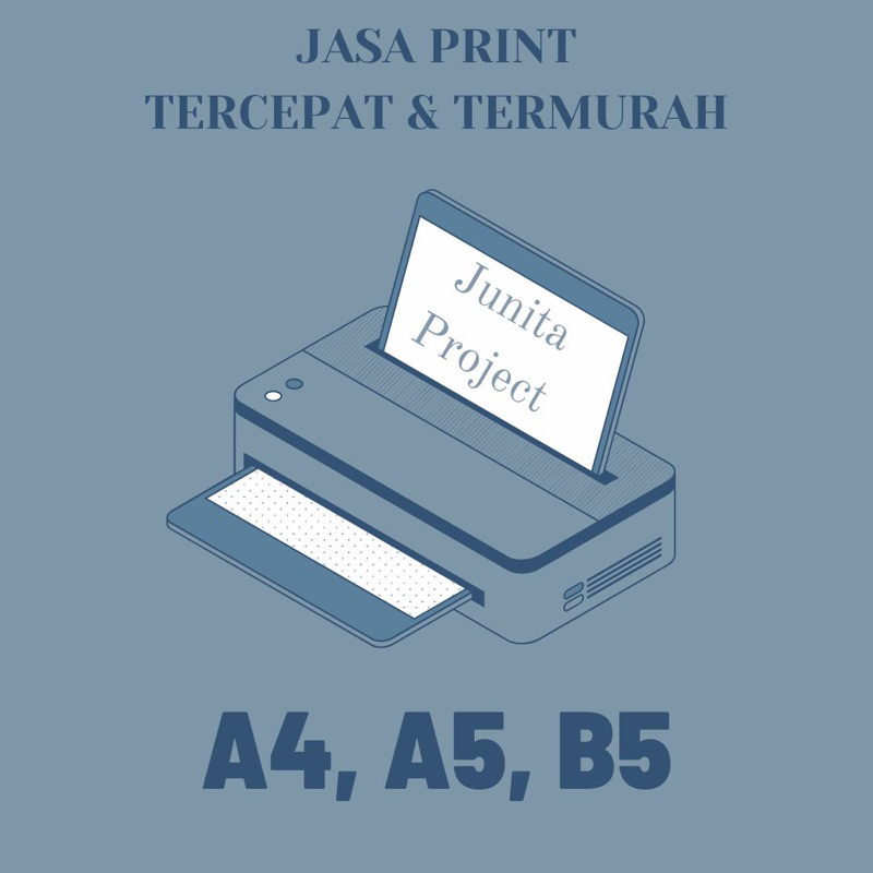 

PRINT / CETAK HVS 80 GSM A4/A5/b5 WARNA / HITAM putih