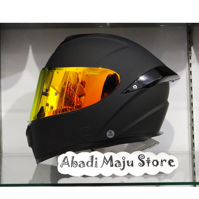 Helm SNAIL FFS2 Black Doff Hitam Doff Original
