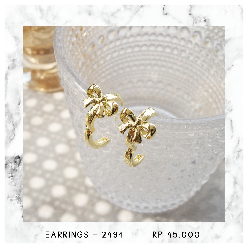 ANTING HOOPS BUNGA - 2494