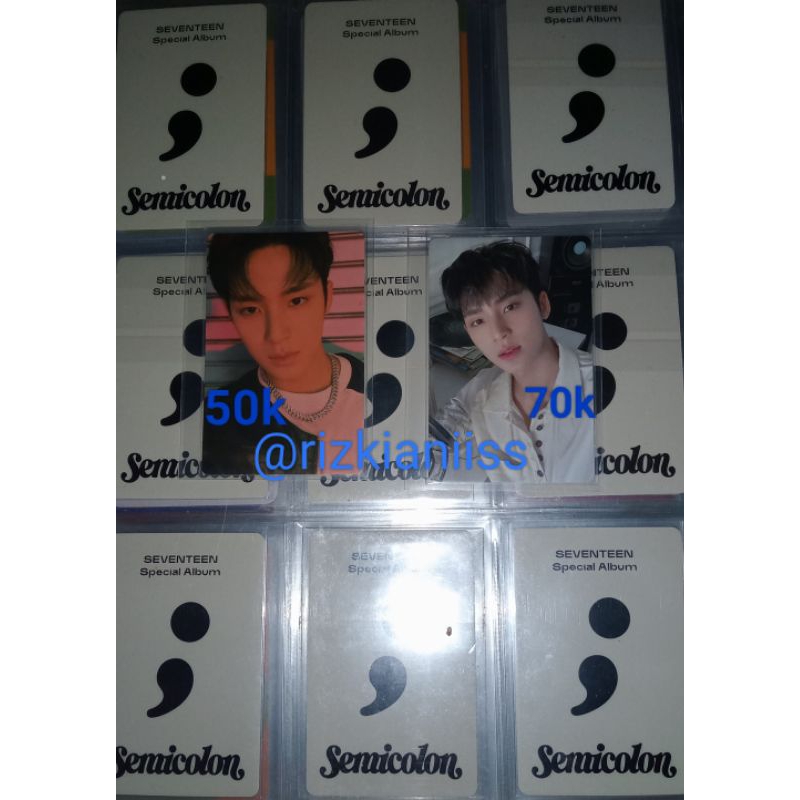 Photocard Mingyu attacca