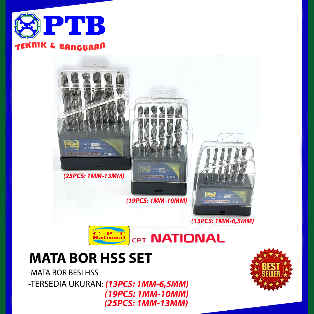 Mata Bor Hss Set - CPT NATIONAL