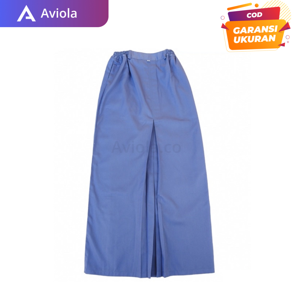 Rok Sekolah SMA Span panjang - Rok SMA Span Panjang / warna biru, hitam, dan coklat pramuka
