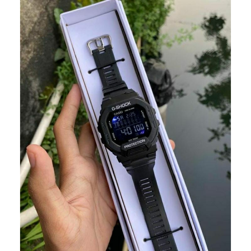 Jam Tangan Casio GBD Gshock Kuarsa Kasual Digital Water Proof Rubber Halus LED