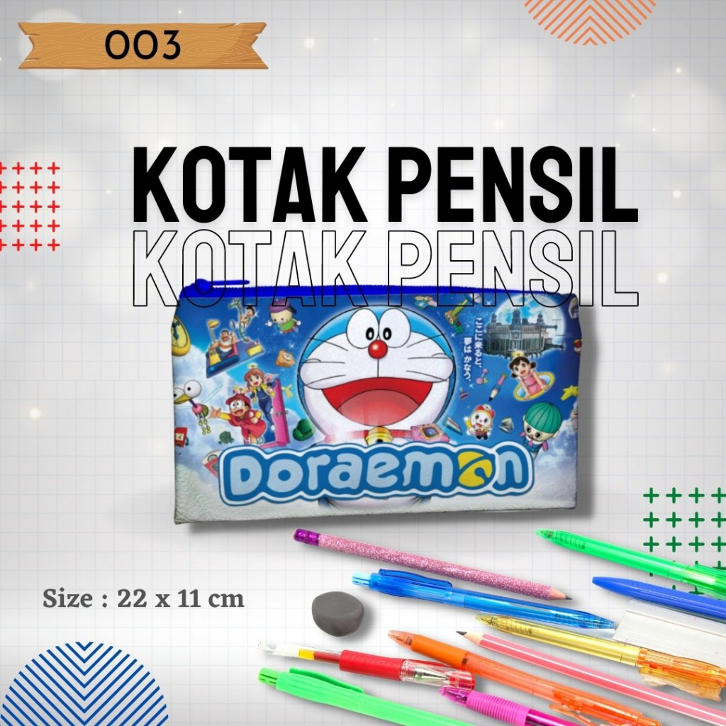 

Tempat Pensil 003 gambar Doraemon, Tempat Pensil Karakter