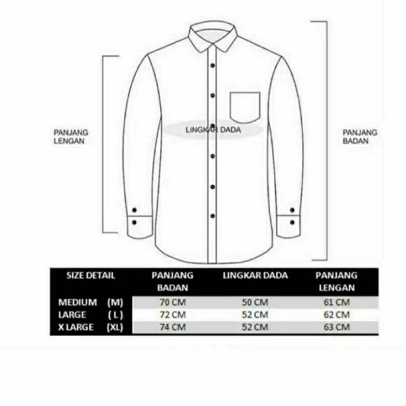 Kemeja Polos Hitam Lengan Panjang Premium Quality Kemeja Polos Pria Kemeja Formal Casual Kemeja Kerja