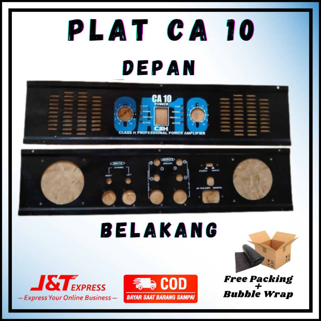 PANEL POWER PLAT CA 10 & CA 20 1 PASANG DEPAN BELAKANG