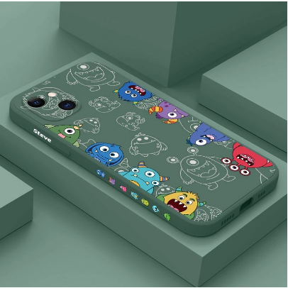 Casing Steve Side Monster Dove Premium With pelindung Realme Narzo  50A 30A 20 50A C15 C12 C25 C35 50A PRIME