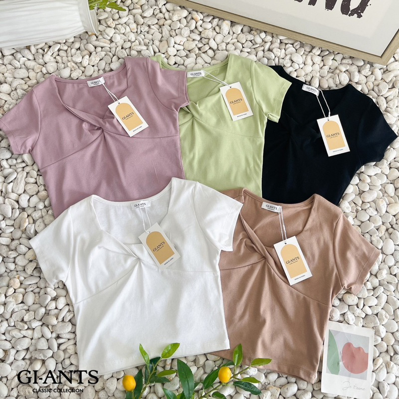 ATASAN GIANTS BASIC MODEL CROP V PLINTIR KAOS IMPORT BANGKOK (BJGB497)