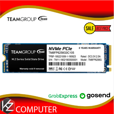 Team MP33 SSD NVMe M.2 / M2 256 GB - NVMe 256GB
