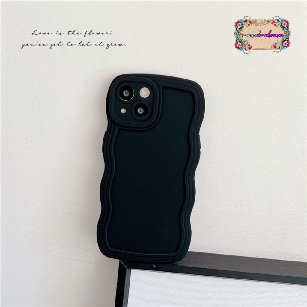 CASE SOFTCASE SILIKON GELOMBANG WAVY PROCAMERA MACARON OPPO A58 A78 SB5223