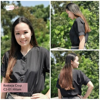 Kemeja Wanita Crop Top Atasan Zoya Series