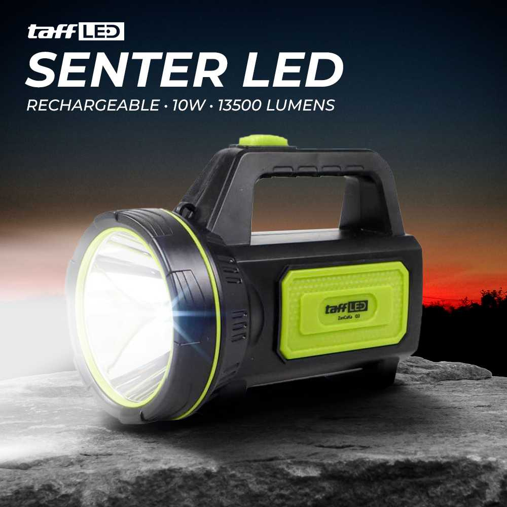 Senter LED Super Terang Senter Paling Terang Bright Anti Air Charger 13500 Lumens