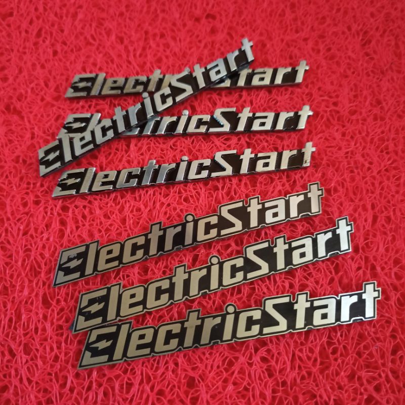 Emblem emblim electricstart vespa spartan excel