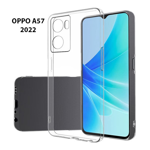 Case OPPO A57 2022 Casing Clear HD KETEBALAN 2MM BENING TRANSPARAN TPU Premium Softcase