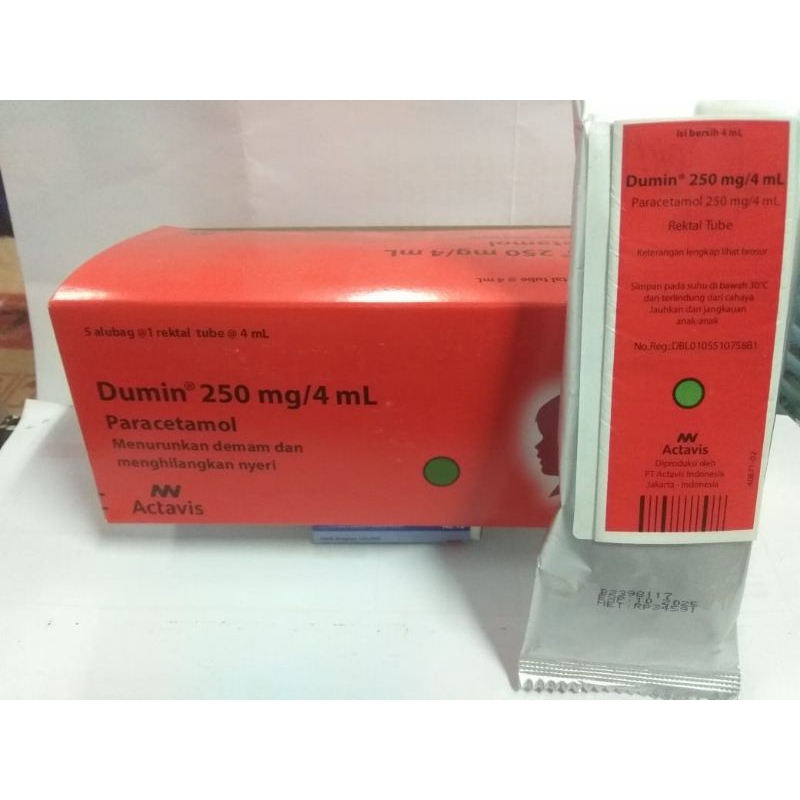 Dumin Rectal 250mg (Box)