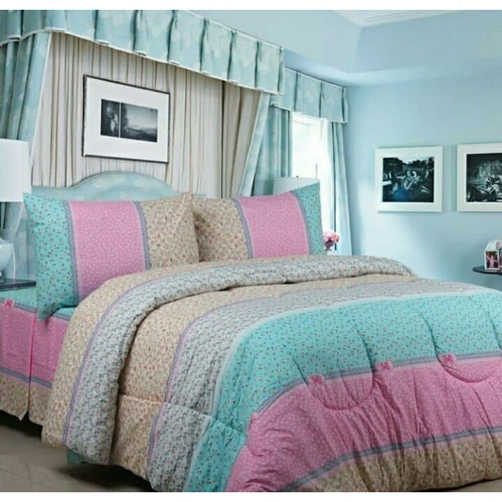 Sarung Bantal Tidur – Sarung Bantal Katun Motif Pevita – Sarung Bantal Motif Bunga Shaby