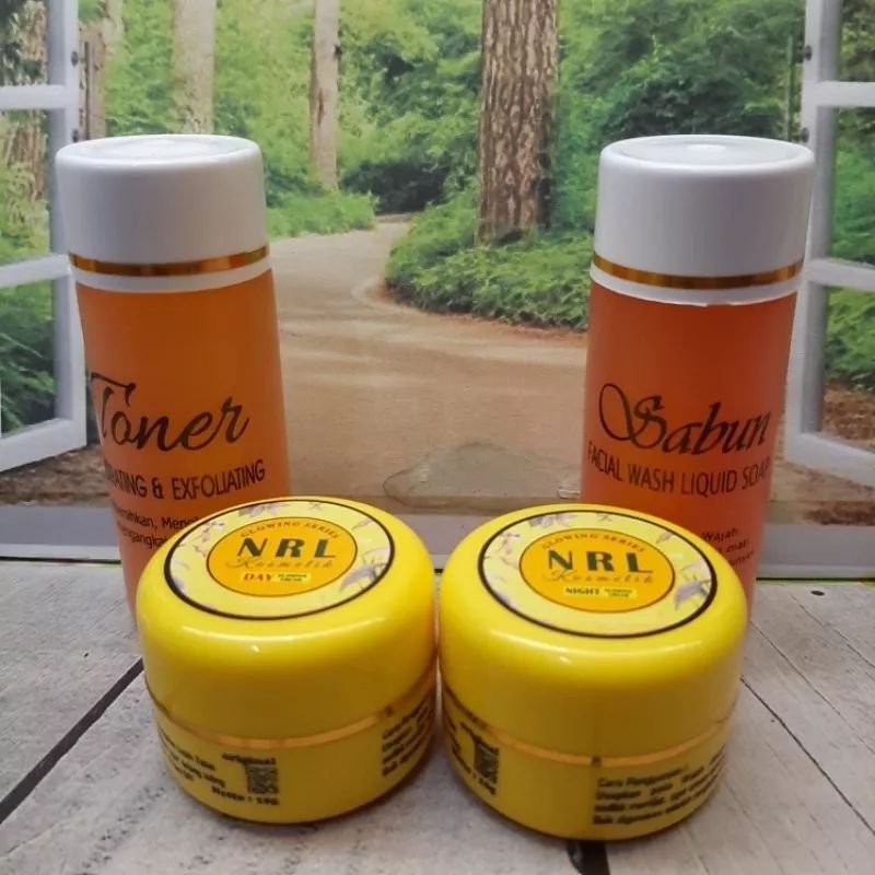 PAKET CREAM NRL GLOWING SERIES POT KUNING