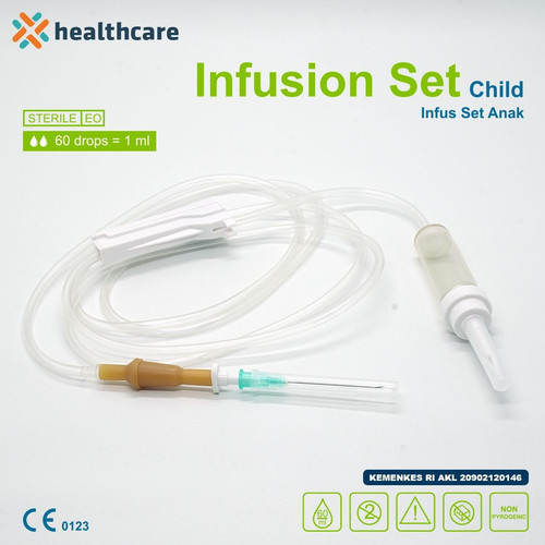 Infus Set Healthcare / Selang Infus Healthcare Anak &amp; Dewasa BOX