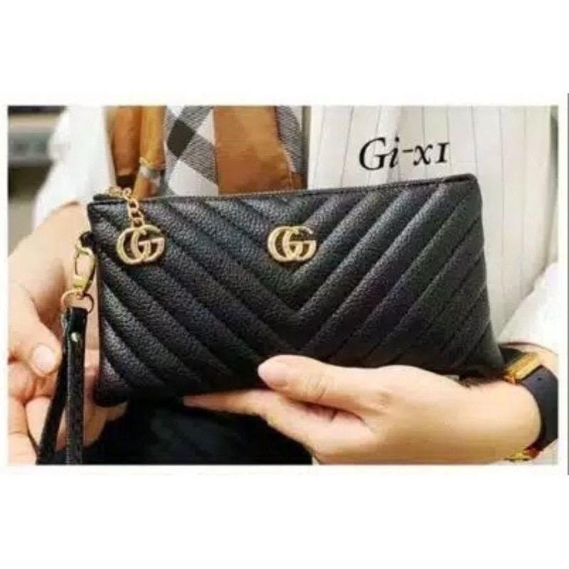 DOMPET CAVIAR IMPORT CG  BORDIR 1RUANG/ompet wanita/dompet kartu/dompet slop/dompet tangan/dompet pengaman/dompet wanita kekinian/dompet wanita