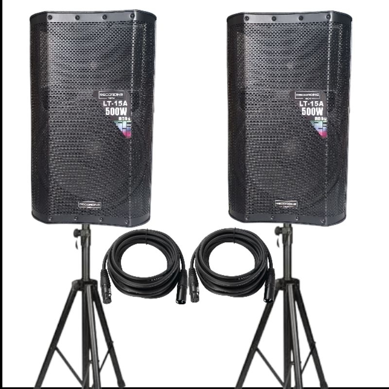 Speaker Aktif 15 Inch Recording Tech LT 15A Bluetooth Profesional Sound System Origibal