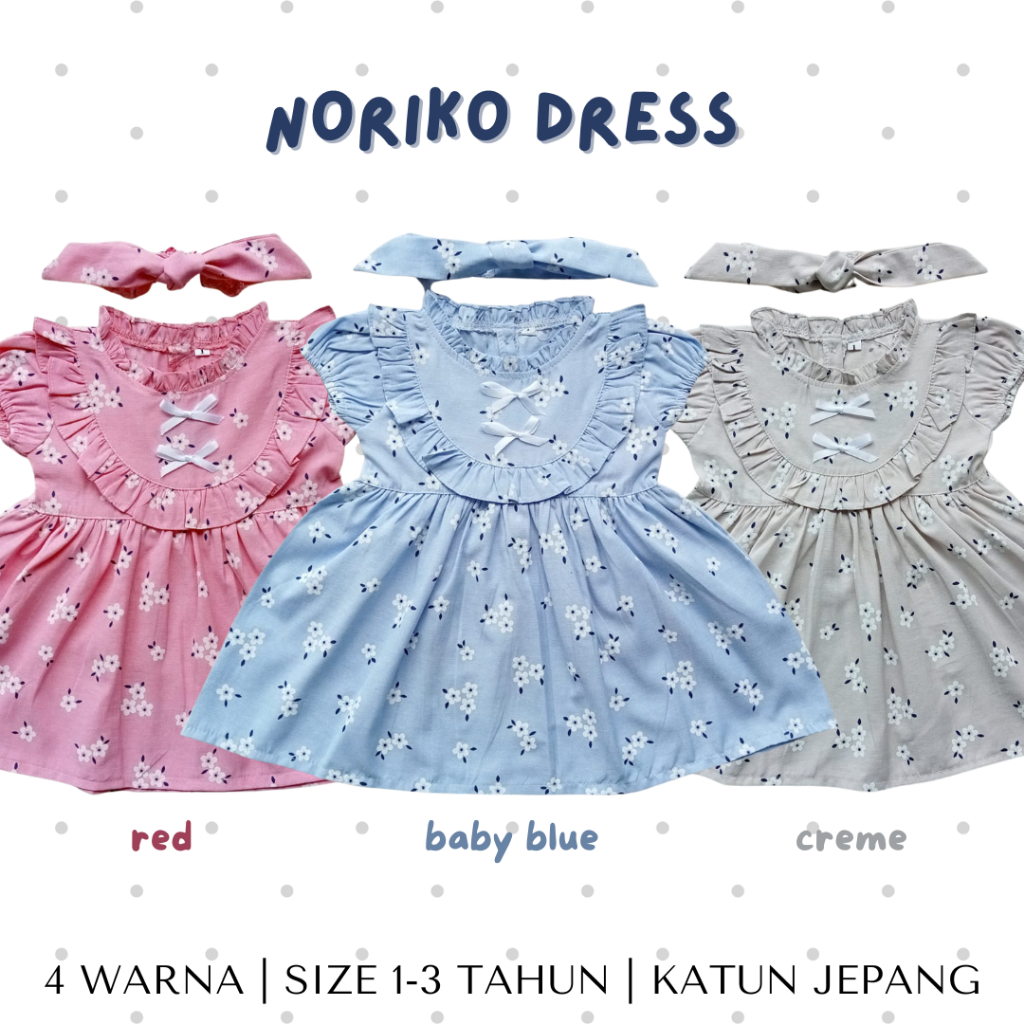 dress anak perempuan newborn set bonnet MIRABELLA corry fay NORIKO DRESS gaun ulang tahun anak perempuan cewek fay dress baby balita 1 2 3 tahun 0-12 bulan