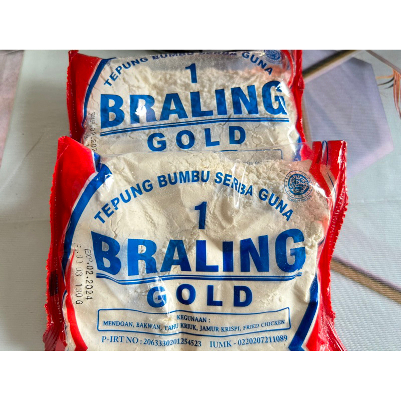 

TEPUNG BUMBU SERBAGUNA BRALING GOLD ASLI PURWOKERTO