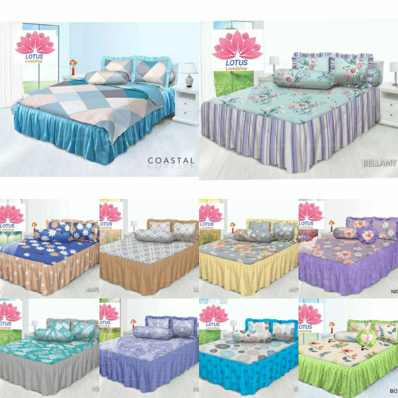 SPREI RUMBAI my love KING SIZE 180x200 NEW MOTIF