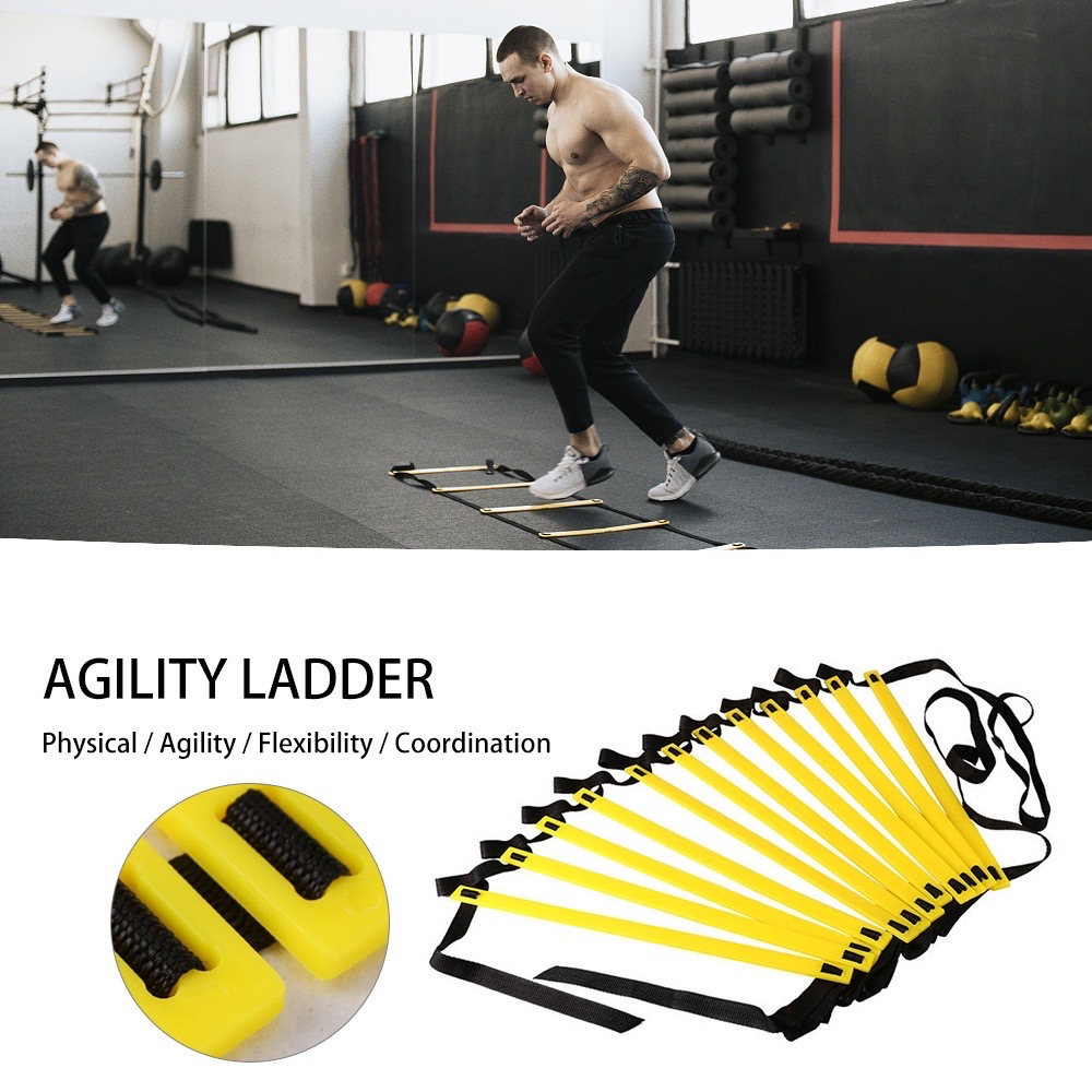 Agility Ladder Tangga Ketangkasan tangga kelincahan Peralatan pelatihan olahraga