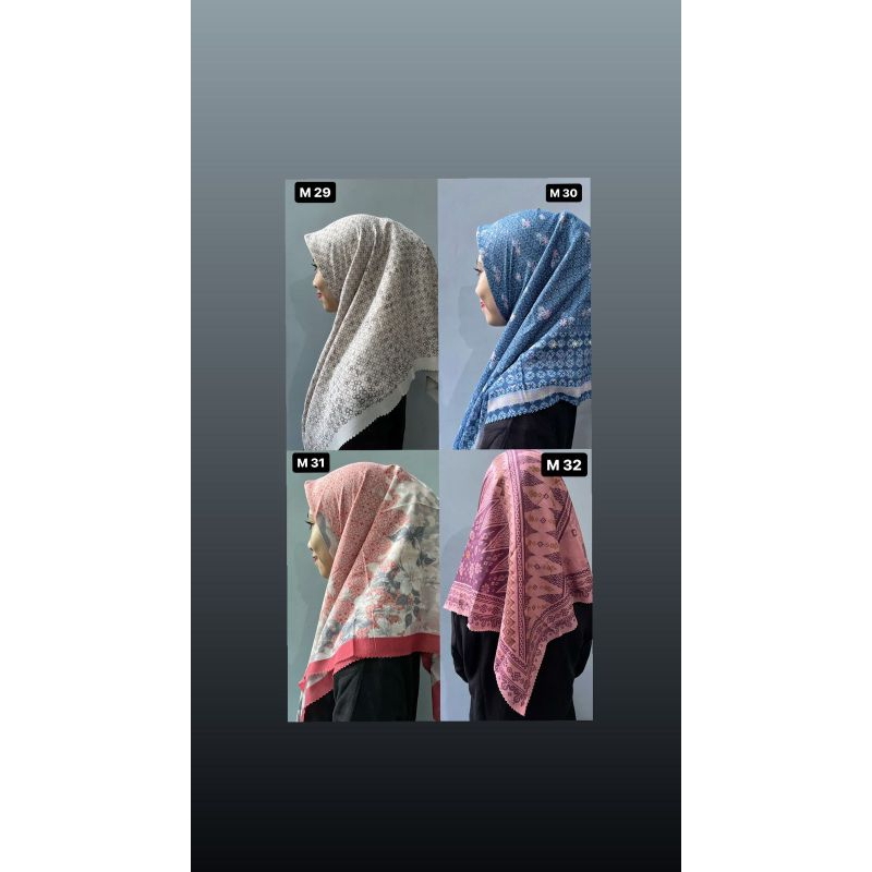 MANZA HIJAB VOAL MOTIF VIRAL