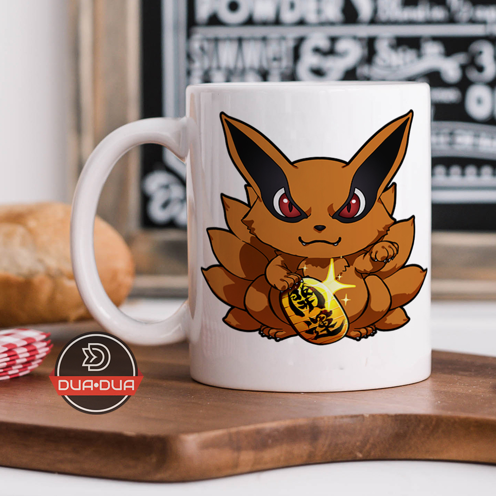 Mug chibi kurama naruto shippuden