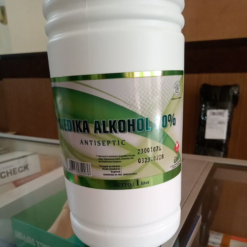 Medika Alkohol 70% 1 Liter  // Alkohol Medika 70% Medika antiseptic