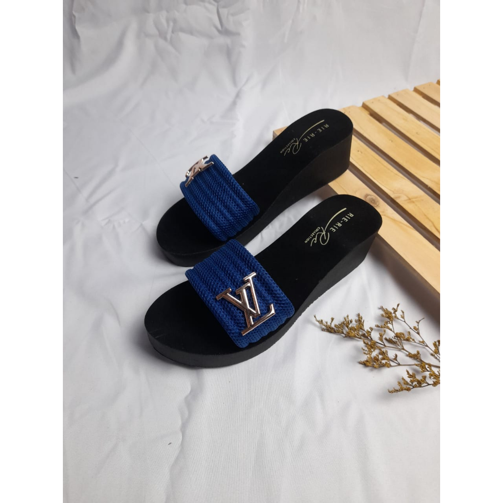 SANDAL WEDGES WANITA 2023 TERBARU SANDAL SLOP WANITA VL