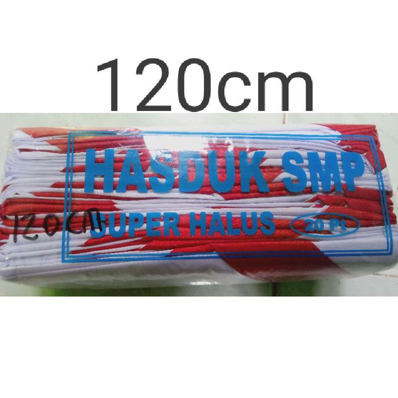 Hasduk SMP 120 cm / Dasi Pramuka SMP / Kacu Pramuka SMP / Hasduk Pramuka